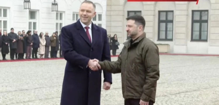 Karol Nawrocki powitał Wołodymyra Zełenskiego