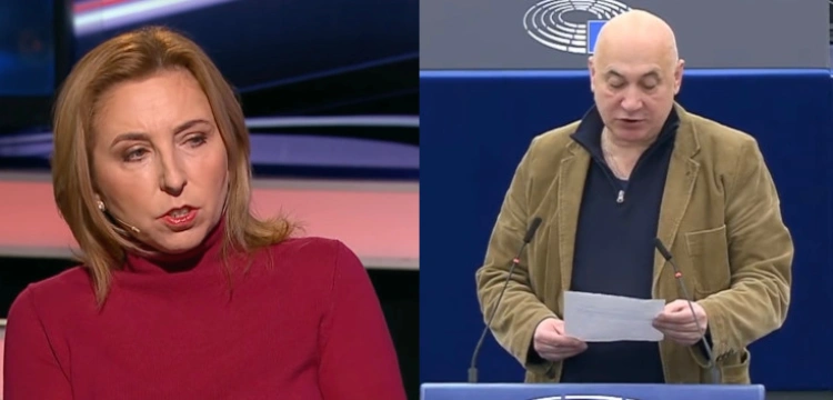 Wielowieyskiej nie spodobał się strój Brudzińskiego. Celna riposta europosła