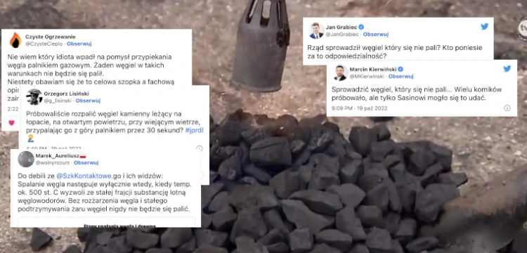 Ależ kompromitacja! Tak dziennikarze TVN próbowali… rozpalić węgiel