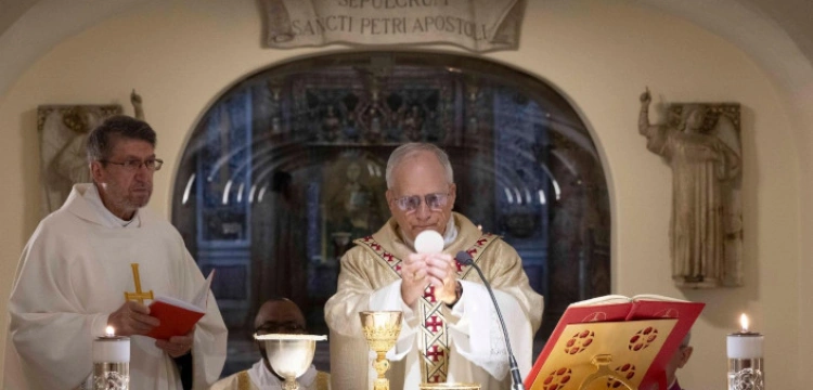 Leon XIV w Grotach Watykańskich: Nie lękać się. Słuchać Pana
