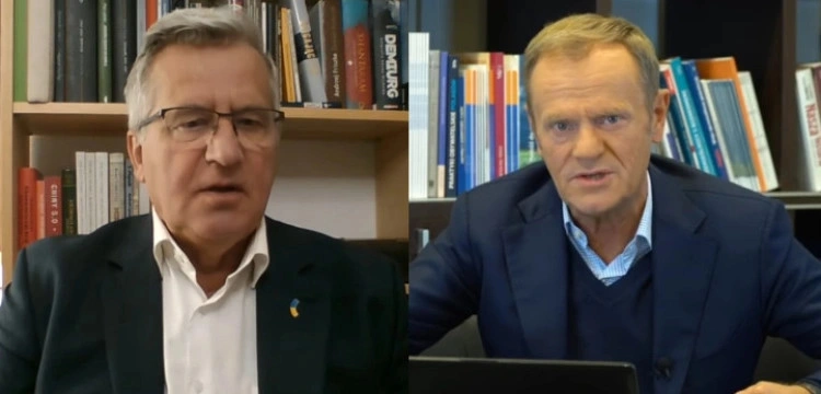 Komorowski: Tusk straszy i łamie sumienia. Nie akceptuję tego