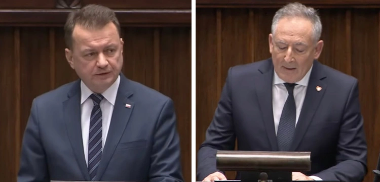 „Pan jest tchórzem, panie pułkowniku”. Błaszczak zwrócił się do szefa MKiDN