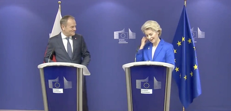 Tusk do szefowej KE: Dziękuję Ci Urszulo za wszystko