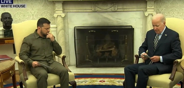 „Brutalna wiadomość dla Kijowa”. „Bild”: Biden i Scholz chcą zmusić Zełenskiego do negocjacji