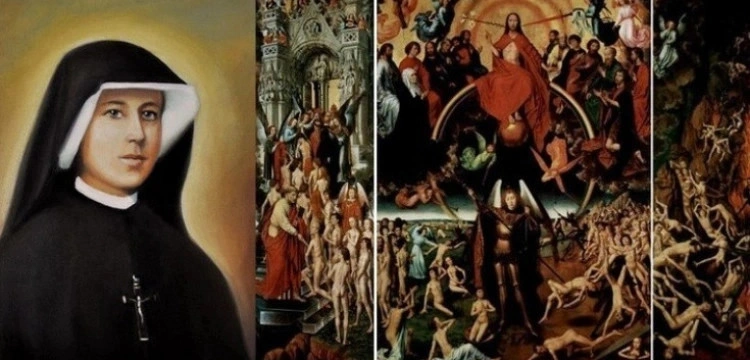 S. Faustyna Kowalska o niebie, czyśćcu i piekle