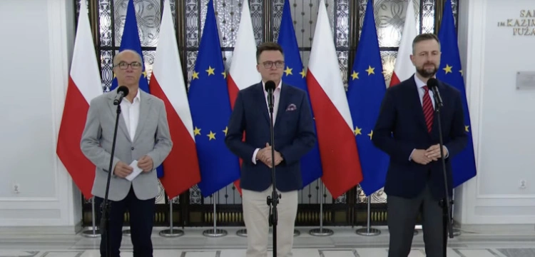 Liderzy koalicji wystąpili na konferencji… bez premiera