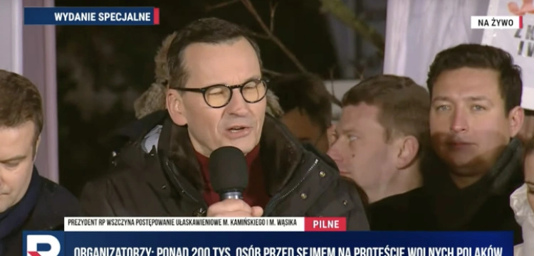 fronda, portal poświęcony, informacje z polski, informacje z świata Mateusz Morawiecki: Oni w miesiąc zrobili ciemność