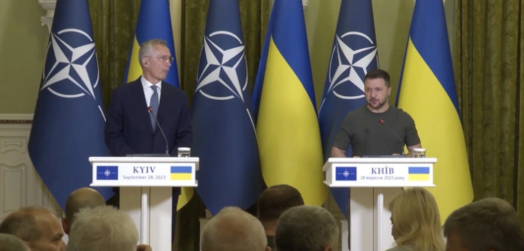 „Zasługujemy na członkostwo w NATO”. Zełenski spotkał się ze Stoltenbergiem