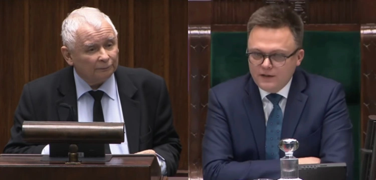 Swoją parlamentarną karierę zaczyna od łamania regulaminu. Hołownia nie dopuścił wicepremiera do głosu