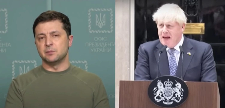 „Wszyscy cię kochają”. Zełenski rozmawiał z Johnsonem