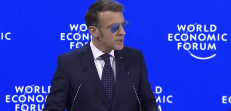 Macron w Davos: Zbliżamy się do świata bez zasad