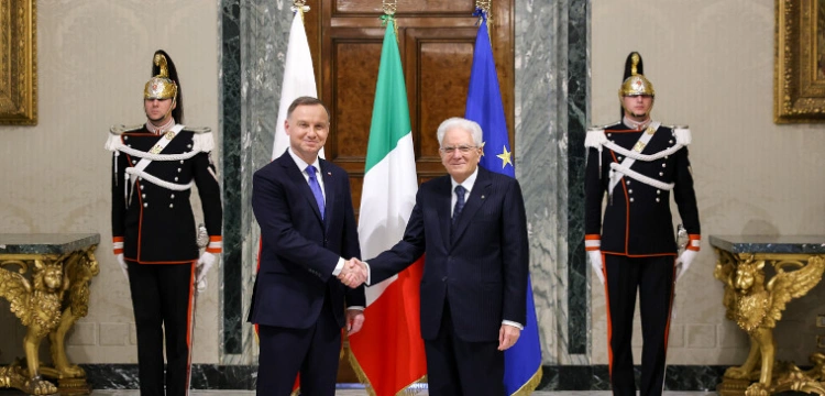 Prezydent Włoch z kilkudniową wizytą w Polsce. „Kwestie bezpieczeństwa jednym z głównych tematów”