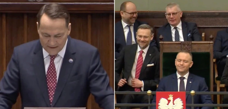 Exposé szefa MSZ. W tym momencie ministrowie nie potrafili powstrzymać śmiechu