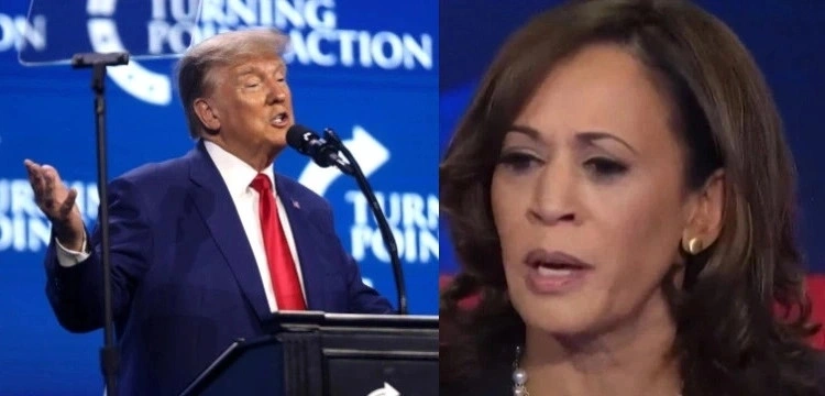 Trump w sondażach przed Harris