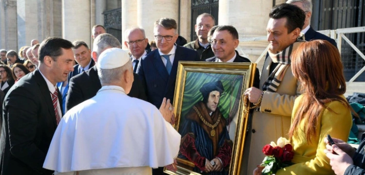 Papież pobłogosławił obraz do polskiej kaplicy sejmowej