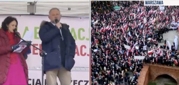 Tony Rucinski na Placu Zamkowym: Polsko, mam wobec Ciebie wysokie oczekiwania!