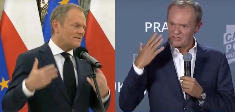 Tusk pokłócił się sam ze sobą ws. rozmów z Putinem