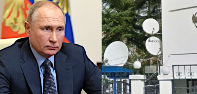 Rosjanie obserwują Europę z dachów. Anteny podsłuchowe na budynku ambasady w Warszawie