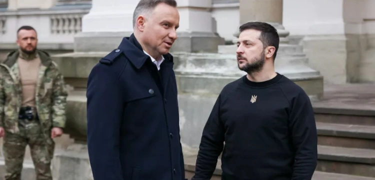 Prezydent we Lwowie: Przekażemy Ukrainie kompanię Leopardów