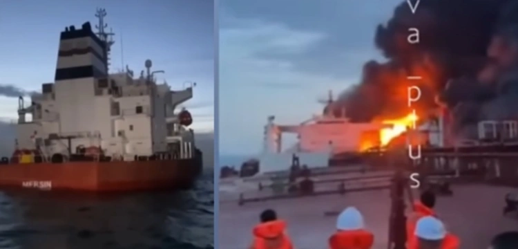 Rosja traci kontrolę nad transportem ropy. Kolejny tankowiec unieruchomiony [Wideo]