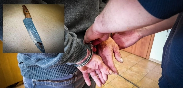 Cela plus! Zaatakował brutalnie nożem policjantów podczas interwencji