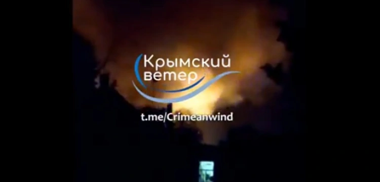 Największy atak dronów na Krym: eksplozje przy rosyjskich bazach wojskowych