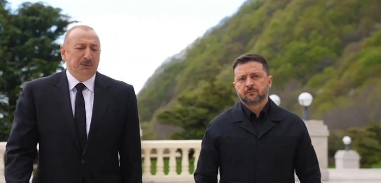 Zełenski proponuje Baku jako scenę rozmów z Rosją