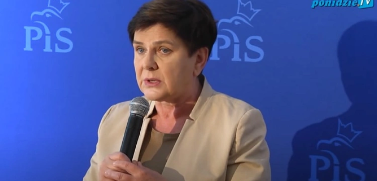 Szydło stanowczo odpowiada KE ws. "zaleceń" dla rozdzielenia funkcji ministra sprawiedliwości i prokuratora generalnego