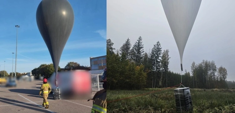 Balony znów nad Podlasiem. Wojsko czasowo ograniczyło ruch lotniczy po wlotach z Białorusi