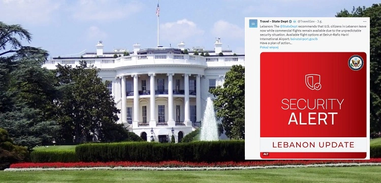 Czerwony Alert! USA wzywa swoich obywateli do natychmiastowego opuszczenia Libanu