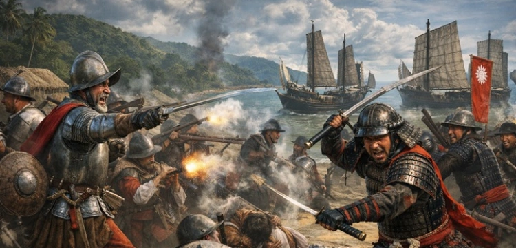 Starcie światów u wybrzeży Filipin. Garstka Hiszpanów pokonała setki samurajów