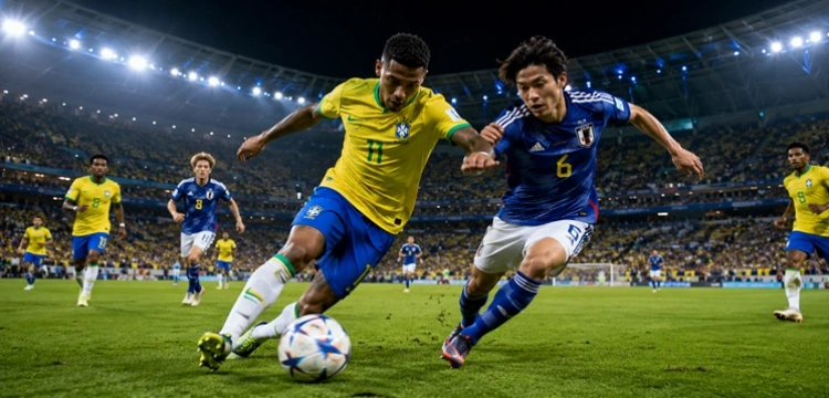 Japonia mocno postawiła się Brazylii. Po zaciętym meczu 2:1 dla faworytów