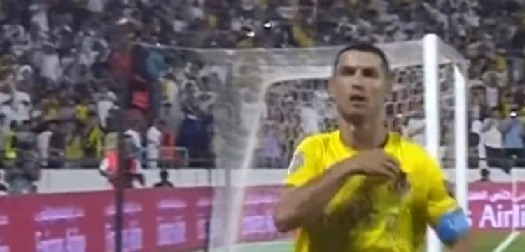 Saudyjczycy niezadowoleni. Ronaldo wykonał znak krzyża po strzeleniu gola [Wideo]