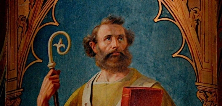 Św. Cyryl Jerozolimski, wygnany na banicję za walkę z herezją