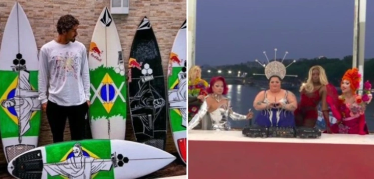 Paryż. Brazylijskiemu surferowi zakazano startu na deskach z wizerunkiem Chrystusa
