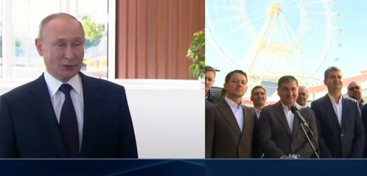 Diabelski młyn otwarty przez Putina w sobotę i… już ma spore awarie [Wideo]