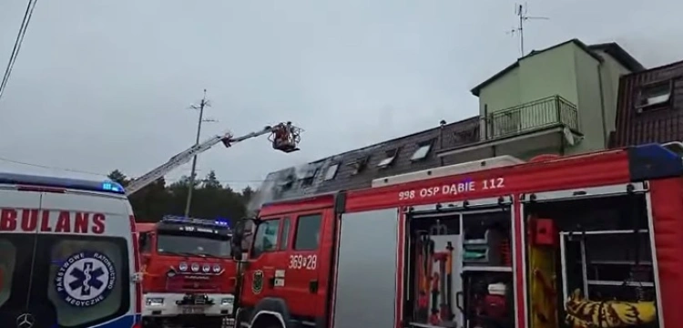 Ewakuowano niemal 100 osób. Pożar w domu pomocy społecznej w Lubuskiem [Wideo]