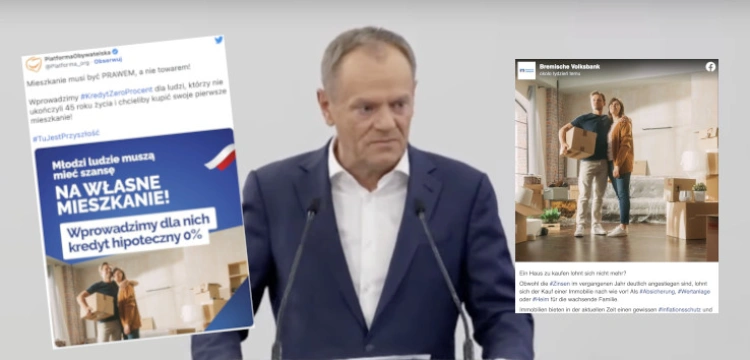 PO obiecuje kredyt hipoteczny 0% i… wykorzystuje zdjęcie niemieckiego banku