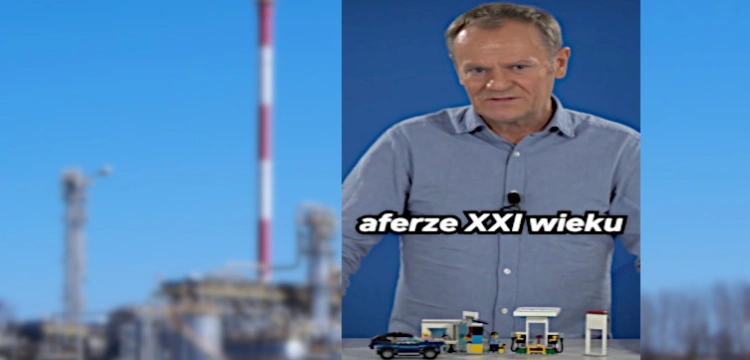 Donald Tusk bawi się klockami i atakuje PiS: Przez tych durniów Arabowie zrobili interes na Polsce