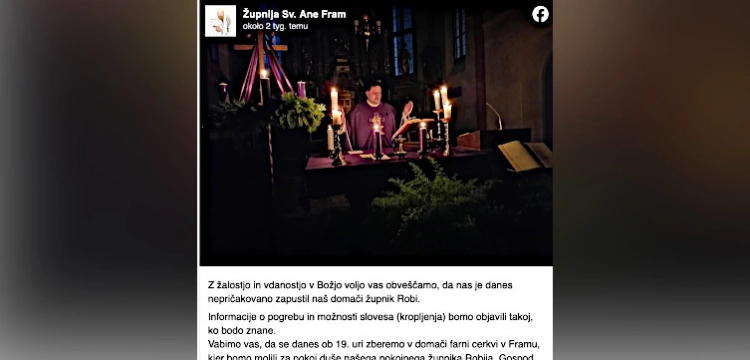 Tragedia w Słowenii. Ksiądz zmarł w czasie Mszy po użądleniu osy
