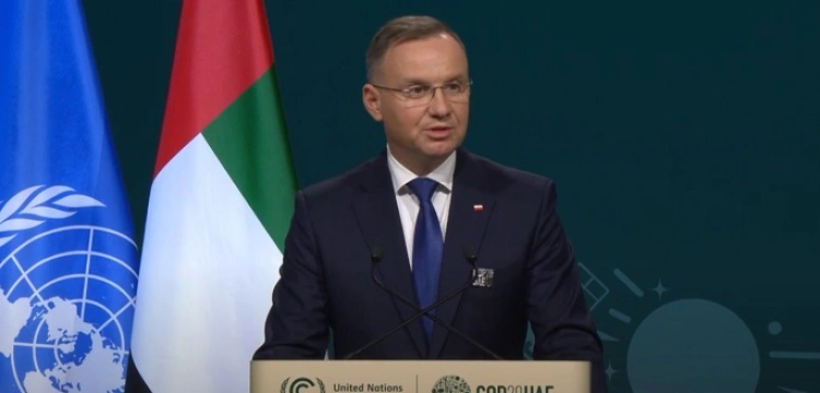 Prezydent Duda na COP28: Polska potrzebuje stabilnej energii z atomu