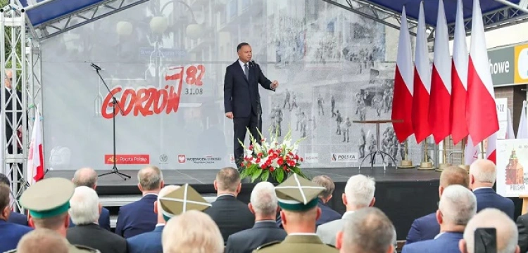 „Solidarność zwyciężyła i jest tutaj z nami!” - prezydent Duda w rocznicę Gorzowa 1982 [Wideo]