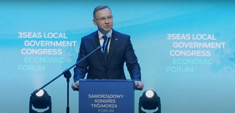 Prezydent na kongresie Trójmorza: Uznaliśmy, że nadal będziemy wspierać walkę Ukrainy o wolność i niepodległość