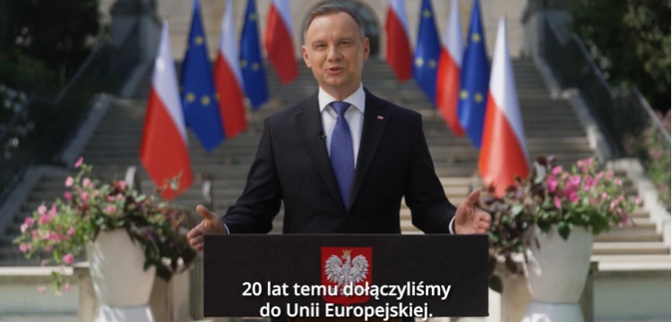 Duda: 20 lat w UE to ogromna zmiana w naszym kraju