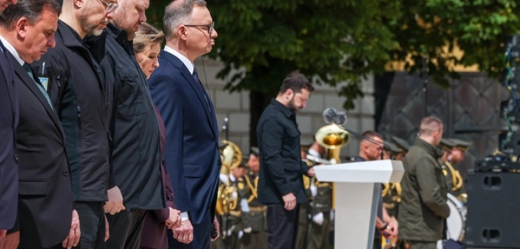 Andrzej Duda z wizytą w Kijowie. Symboliczne pożegnanie z prezydenturą i mocne wsparcie dla Ukrainy