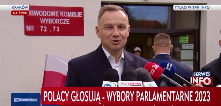 Duda: bardzo optymistyczne dane na temat frekwencji