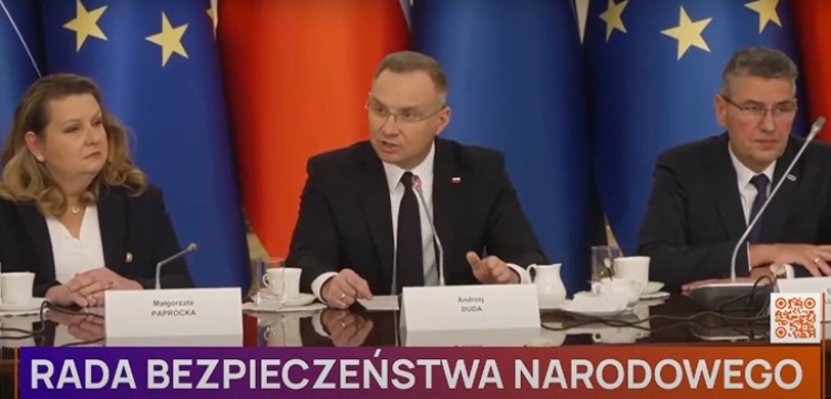 Prezydent ostro podczas RBN: "Zmartwiła mnie propozycja wykluczenia prezydenta z obrad o bezpieczeństwie"