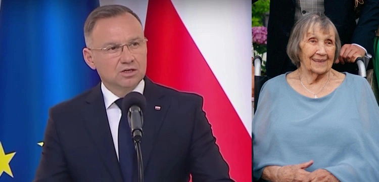 Prezydent: odeszła cicha bohaterka polskiej wolności Jadwiga Morawiecka