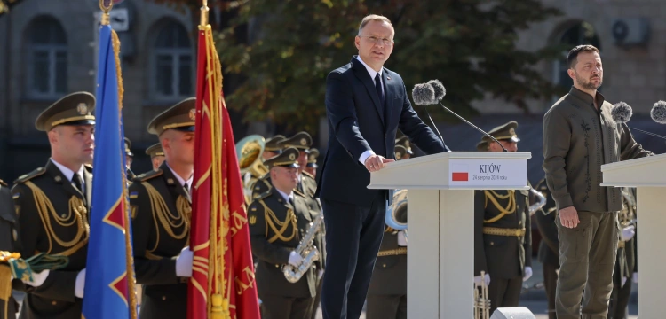 Prezydent Duda w Kijowie: Niepodległość Ukrainy to fundament bezpieczeństwa Polski