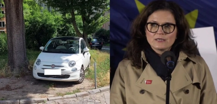 Gdański ratusz wyjaśnia parkowanie Dulkiewicz na trawniku